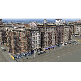 3D Detailed City Street model